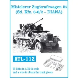 Tracks for Mitt. Zugkraftwagen 5t (Sd.Kfz.6-6/2-D.) - Friulmodel AT...
