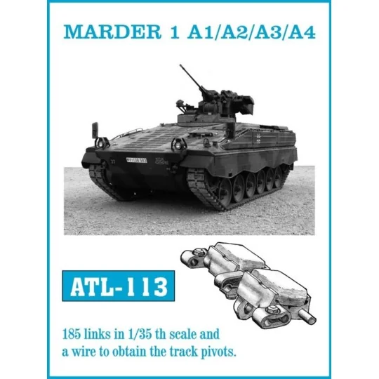 Tracks for MARDER 1 A1/A2/A3/A4, 1/35 - Friulmodel ATL-113 Tracks for MARDER 1 A1/A2/A3/A4, 1/35 - Friulmodel ATL-113