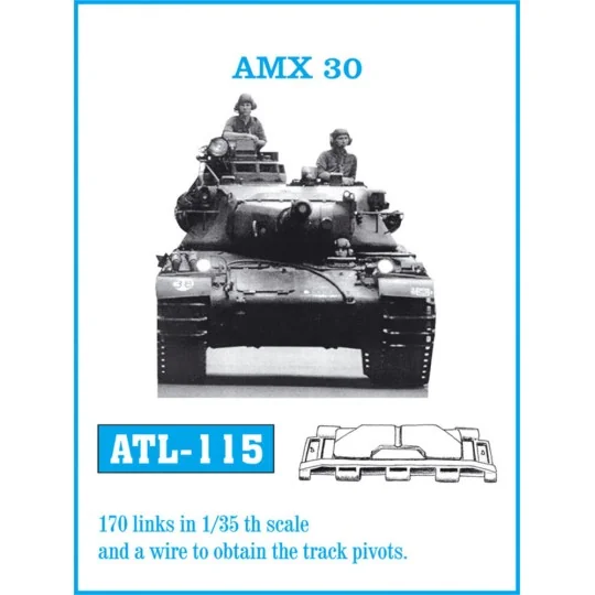 Tracks for AMX-30, 1/35 - Friulmodel ATL-115 Tracks for AMX-30, 1/35 - Friulmodel ATL-115
