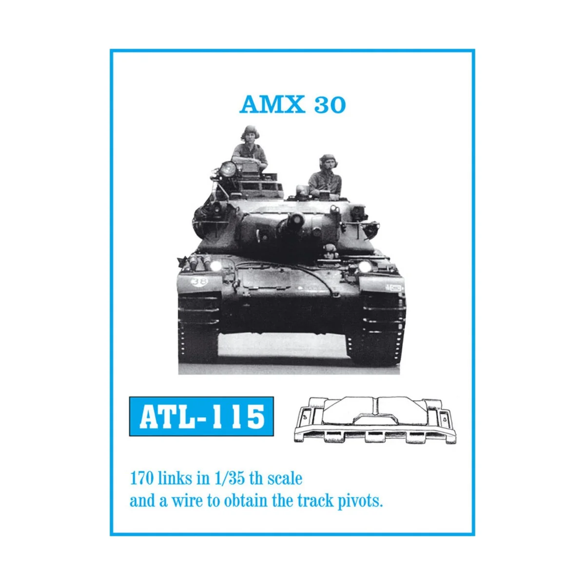 Tracks for AMX-30 - Friulmodel ATL-115