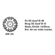 Tracks for Pz III (H-N) / Stug III (B-C) Nashorn / Hummel Nashorn /...