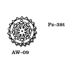Tracks for Pz 38 (t), 1/35 - Friulmodel AW-09