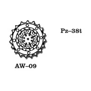 Tracks for Pz 38 (t), 1/35 - Friulmodel AW-09