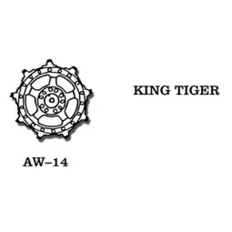 Tracks for Tiger II, 1/35 - Friulmodel AW-14