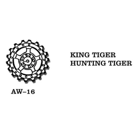 Tracks for King Tiger. Hunting Tiger, 1/35 - Friulmodel AW-16