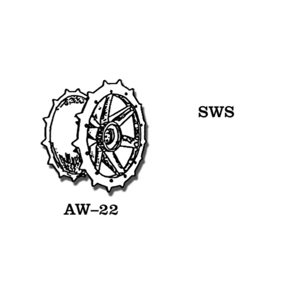 Tracks for sWS - Friulmodel AW-22
