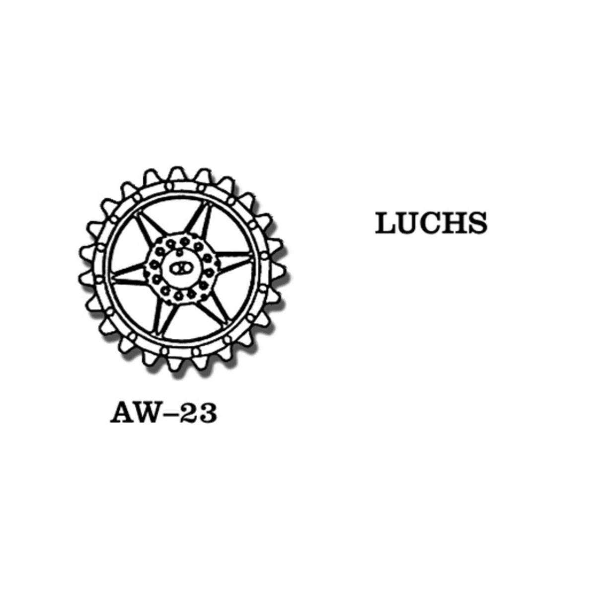 Tracks for Luchs, 1/35 - Friulmodel AW-23 Tracks for Luchs, 1/35 - Friulmodel AW-23