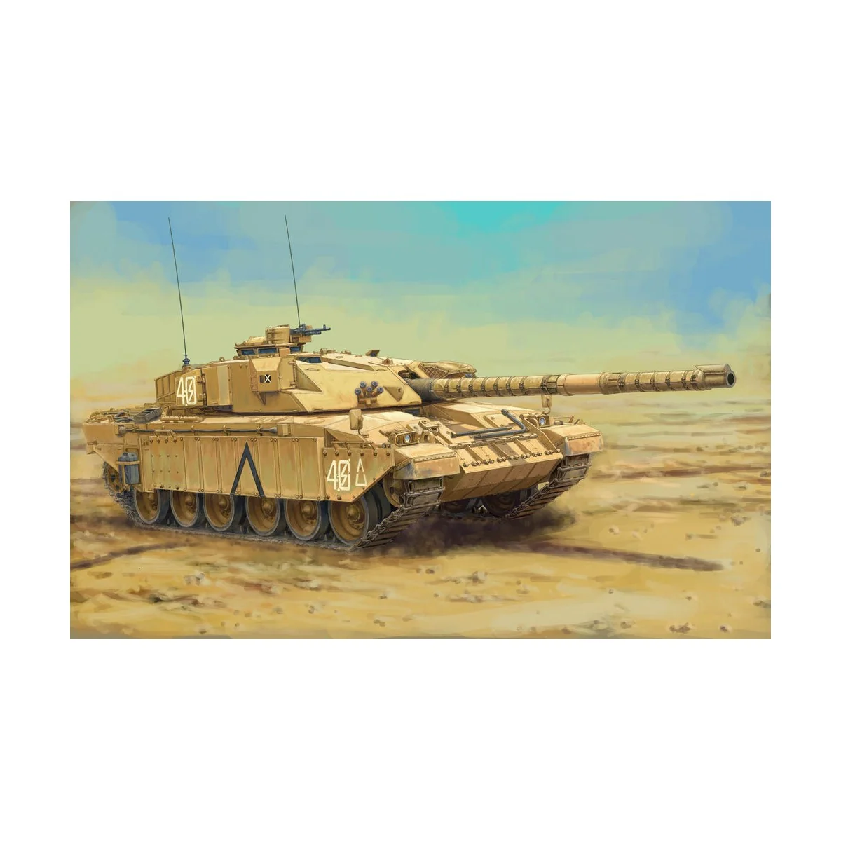 British MBT Challenger-1(mk.3) Gulf War, 1/35 - Trumpeter 09612