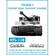 Tracks for TIGER I initial type (mirror tracks), 1/35 - Friulmodel ...