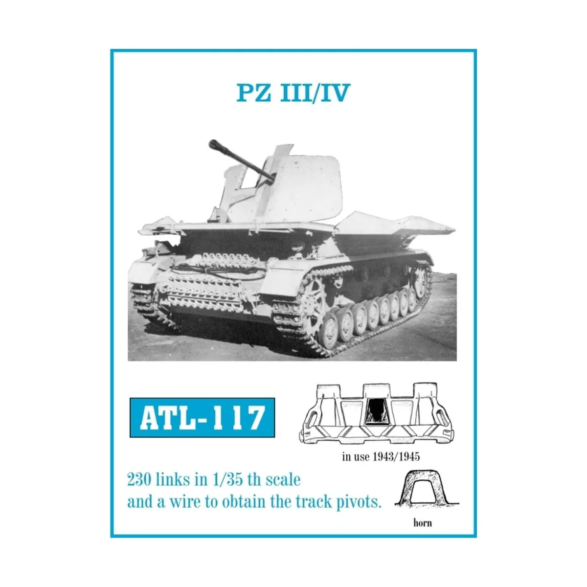 Tracks for PZ III/IV - Friulmodel ATL-117