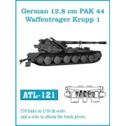Tracks for German 12.8 cm PAK 44 Waffentrager Krupp 1, 1/35 - Friul... Tracks for German 12.8 cm PAK 44 Waffentrager Krupp 1, 1/35 - Friul...