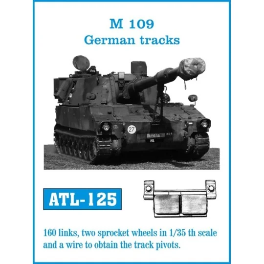 Tracks for M 109 German tracks, 1/35 - Friulmodel ATL-125 Tracks for M 109 German tracks, 1/35 - Friulmodel ATL-125