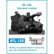 Tracks for M 109 German tracks, 1/35 - Friulmodel ATL-125 Tracks for M 109 German tracks, 1/35 - Friulmodel ATL-125