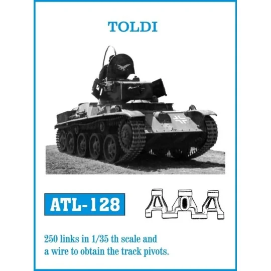 Tracks for TOLDI, 1/35 - Friulmodel ATL-128