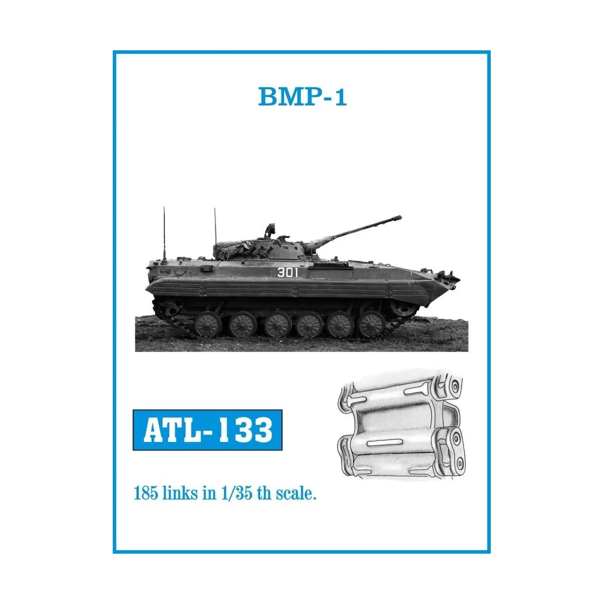 Tracks for BMP-1, 1/35 - Friulmodel ATL-133 Tracks for BMP-1, 1/35 - Friulmodel ATL-133