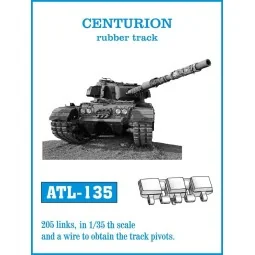 Tracks for CENTURION rubber track, 1/35 - Friulmodel ATL-135