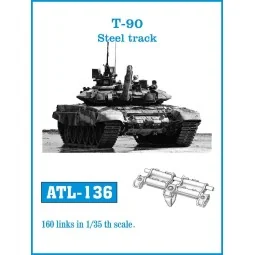 Tracks for T-90 Steel track - Friulmodel ATL-136