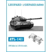Tracks for LEOPARD 1/GEPARD/AS90, 1/35 - Friulmodel ATL-141 Tracks for LEOPARD 1/GEPARD/AS90, 1/35 - Friulmodel ATL-141