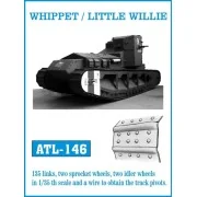 Tracks for WHIPPET /LITTLE WILLIE, 1/35 - Friulmodel ATL-146 Tracks for WHIPPET /LITTLE WILLIE, 1/35 - Friulmodel ATL-146