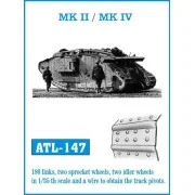 Tracks for MK II /MK IV / MK V - Friulmodel ATL-147