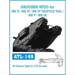 Tracks for GROUSER SPUD for MK II/MK IV /MKIV TADPOLE TAIL/MK V/MK ...