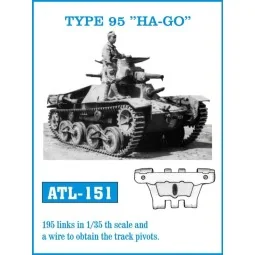 Tracks for TYPE 95 "HA-GO, 1/35 - Friulmodel ATL-151