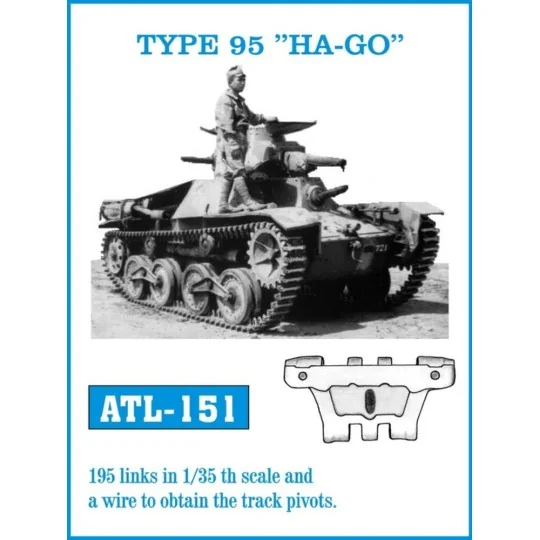 Tracks for TYPE 95 "HA-GO - Friulmodel ATL-151