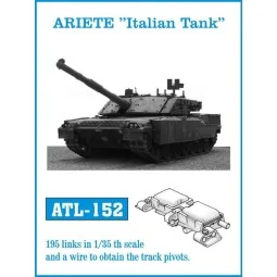 Tracks for ARIETE "Italian Tank, 1/35 - Friulmodel ATL-152