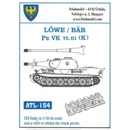 Tracks for LÖWE / BÄR, 1/35 - Friulmodel ATL-154