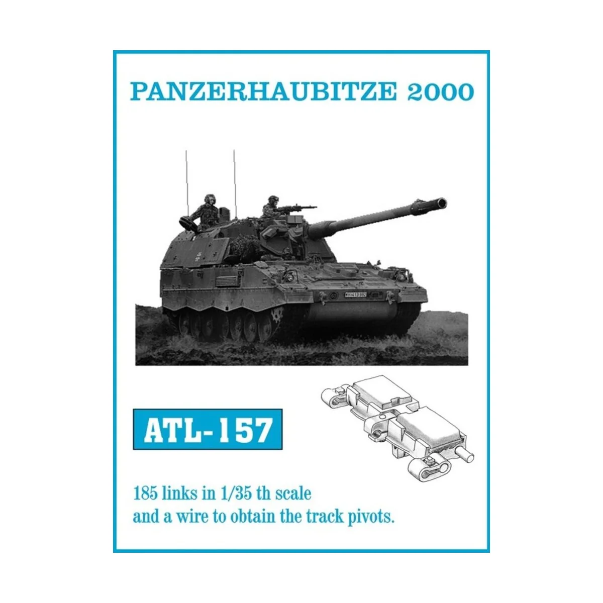 Tracks for PANZERHAUBITZE 2000 - Friulmodel ATL-157