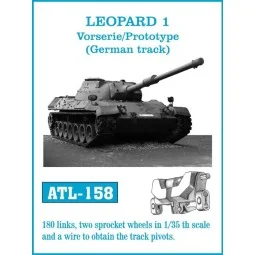 Tracks for LEOPARD 1 Vorserie/Prototype (German track), 1/35 - Friu...