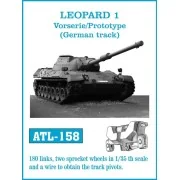 Tracks for LEOPARD 1 Vorserie/Prototype (German track) - Friulmodel...