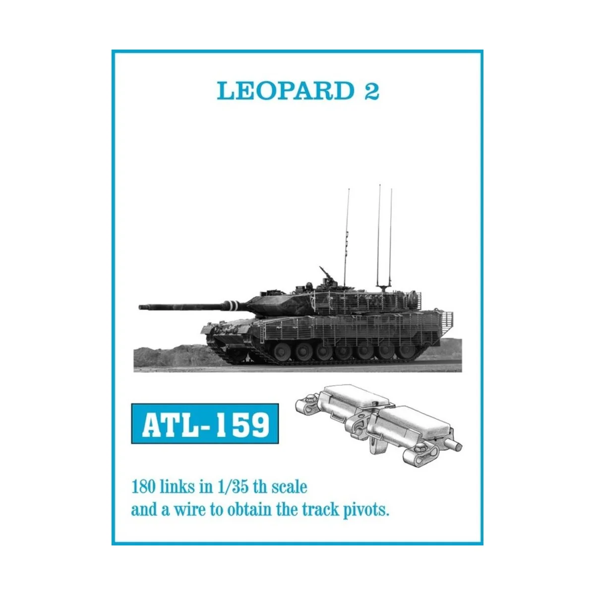 Tracks for LEOPARD 2 / Strv 103C - Friulmodel ATL-159
