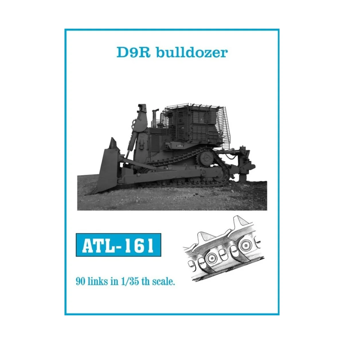Tracks for D9R bulldozer, 1/35 - Friulmodel ATL-161 Tracks for D9R bulldozer, 1/35 - Friulmodel ATL-161