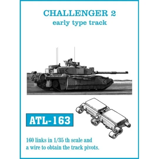 Tracks for CHALLENGER 2 early type track, 1/35 - Friulmodel ATL-163