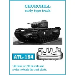 Tracks for CHURCHILL early type track, 1/35 - Friulmodel ATL-164