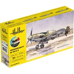 STARTER KIT Messerschmitt Bf 109 K-4, 1/72 - Heller 56229