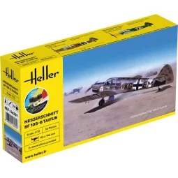 STARTER KIT Messerschmitt Bf 108 B Taifun, 1/72 - Heller 56231