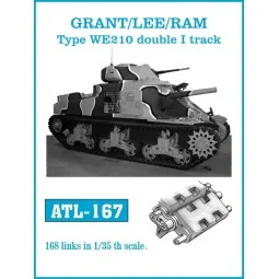 Tracks for GRANT/LEE/RAM Type WE210 double I track - Friulmodel ATL...