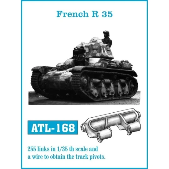 Tracks for French R 35, 1/35 - Friulmodel ATL-168 Tracks for French R 35, 1/35 - Friulmodel ATL-168
