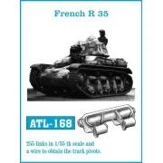 Tracks for French R 35, 1/35 - Friulmodel ATL-168 Tracks for French R 35, 1/35 - Friulmodel ATL-168