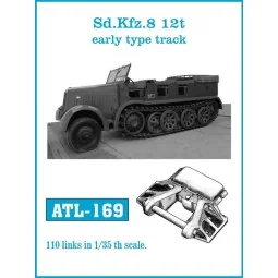 Tracks for Sd.Kfz.8 12t early type track, 1/35 - Friulmodel ATL-169