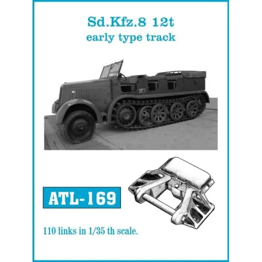 Tracks for Sd.Kfz.8 12t early type track - Friulmodel ATL-169