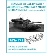 Tracks for GAL BATASH ACHZARIT LATE / MERKAVA Mk.3D - Friulmodel AT...