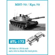 Tracks for MBT-70 / Kpz.70, 1/35 - Friulmodel ATL-173 Tracks for MBT-70 / Kpz.70, 1/35 - Friulmodel ATL-173