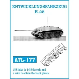 Tracks for ENTWICKLUNGSFAHRZEUG E-25, 1/35 - Friulmodel ATL-177