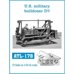 Tracks for U.S. military bulldozer D7, 1/35 - Friulmodel ATL-178