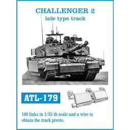Tracks for CHALLENGER 2 late type track, 1/35 - Friulmodel ATL-179