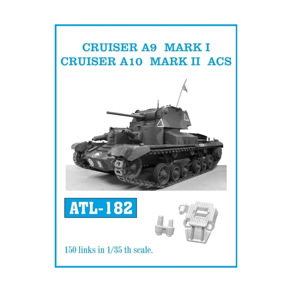 Tracks for CRUISER A9 MARK I./ CRUISER A10 MARK II ACS - Friulmodel...
