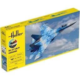 STARTER KIT SU-27 UB/P Ukraine, 1/72 - Heller 56371